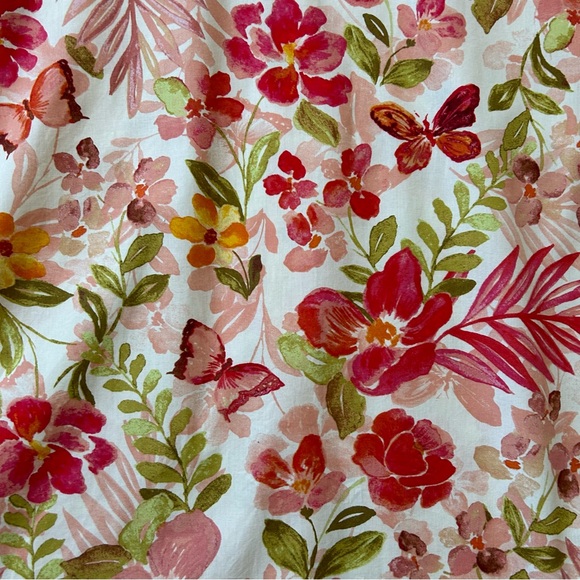 Chloe & Rene Botanical Print Sleeveless Fit & Flare Midi Dress - Picture 8 of 10